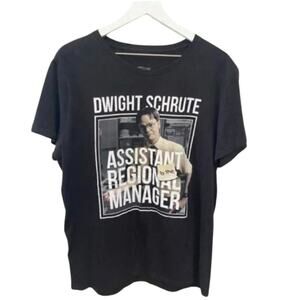 THE OFFICE Dwight Schrute Assistant To The Regional Manager Graphic T-Shirt XL